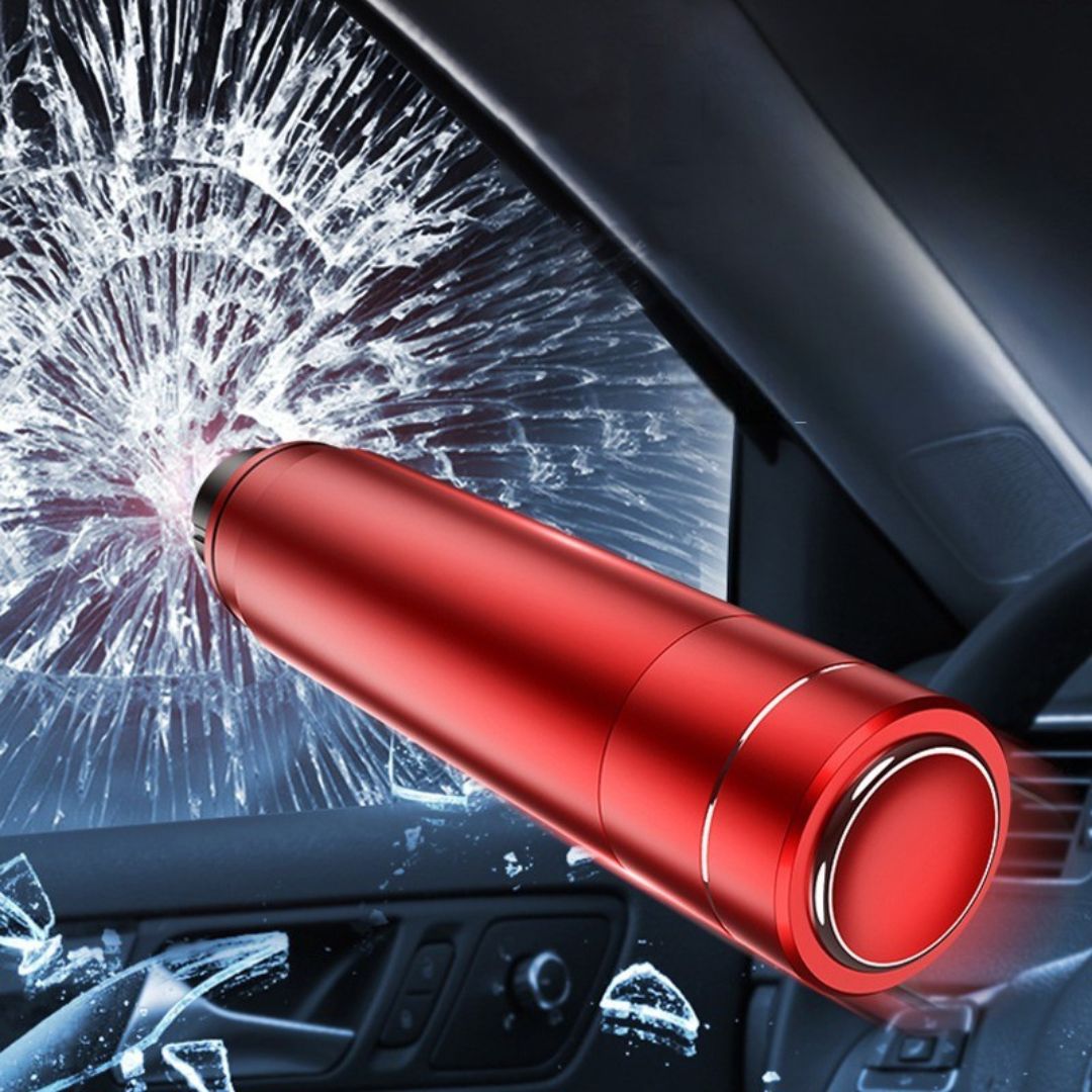 porte-cle-pour-voiture-safety-hammer-rouge-n2