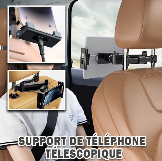 support-tablette-voiture-telescopic-holder-noir