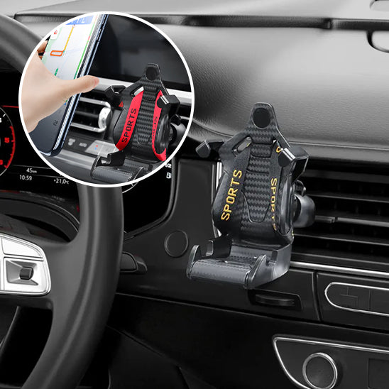 support-telephone-racing-phone-noir