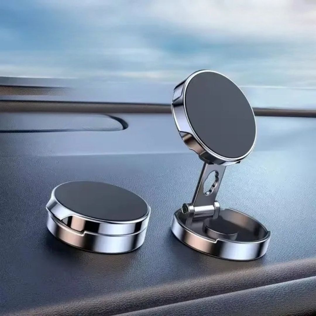 support-telephone-voiture-magnet-power-gris