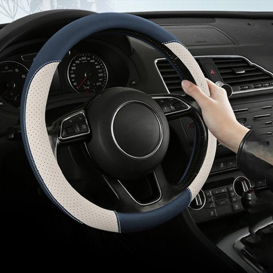 couvre-volant-cuir-leather-cover-bleu