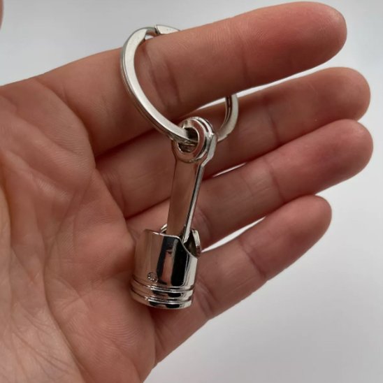 porte-cle-pour-voiture-racing-key-gris