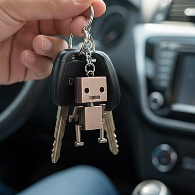 porte-cle-robot-keychain-personnalisé