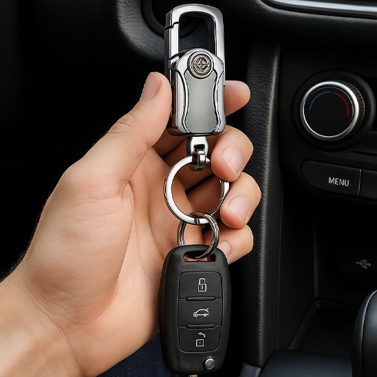porte-cle-voiture-elegant-keychain-acier